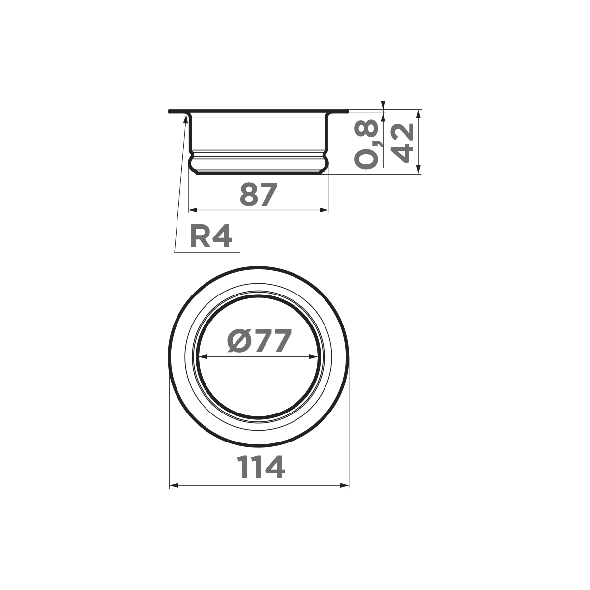 4956687 Omoikiri NA-02 GM