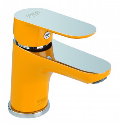 Смеситель для раковины Fiore KEVON CHIC 81YX8120, хром/желтый