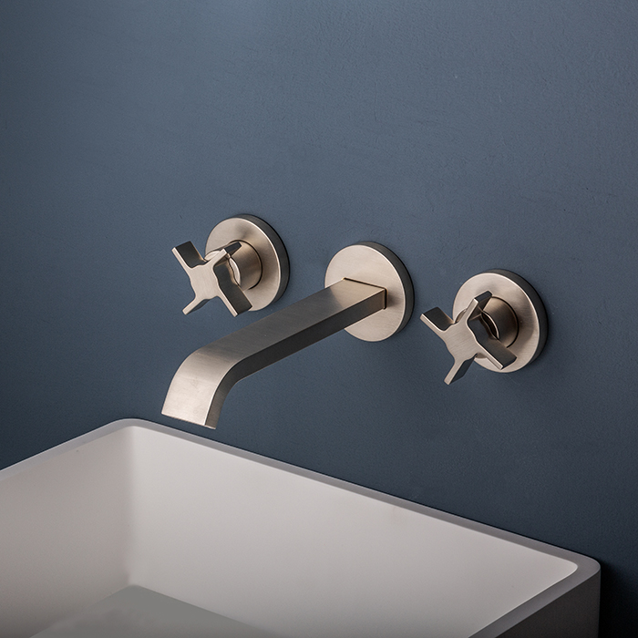 Gattoni GAS Смеситель для раковины, встраиваемый, цвет: Brushed nickel GS170/32NS