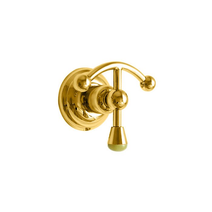 Nicolazzi Onice Крючок двойной, подвесной, цвет: золото 1481GO09O