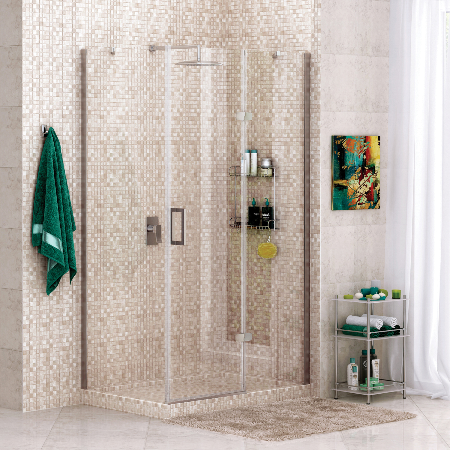 WasserKRAFT Aller 10H06R Душевой уголок Размеры (Ш/В/Г): 120х200х80 см
