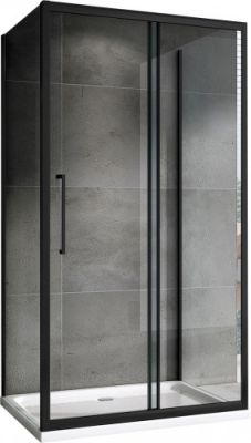 Душевой уголок 70x180 ABBER Schwarzer Diamant AG30180BH-S70B-S70B