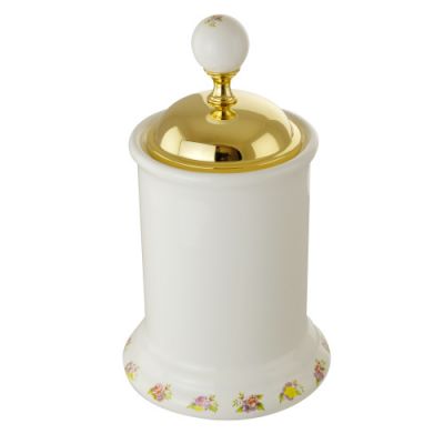 PROVANCE Баночка высокая H14 см. с крышкой, керамика с декором ML.PRO-60.528.DO