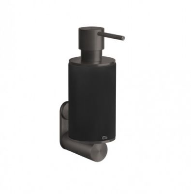 Gessi 316 Дозатор для жидкого мыла подвесной, цвет: черный/brushed black metal pvd 54714#707