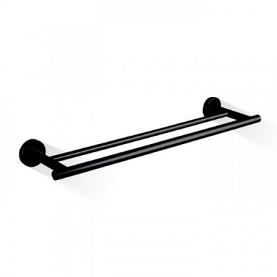 Decor Walther Basic HTD65 Полотенцедержатель двойной 65см, подвесной, цвет:черный матовый 531760