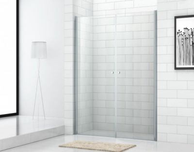 Cezares ECO O-B-2-90-P-Cr Душевая дверь 60 см, стекло рифлёное Punto