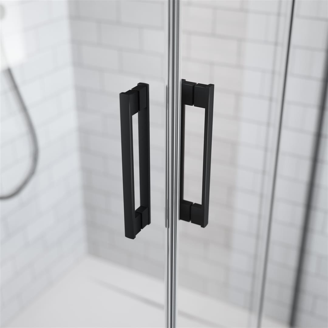 Душевая дверь 120 см раздвижная IDEA 8 Black DWJ 10330620-54-01R, 10350553-01-01
