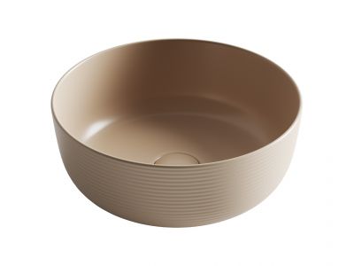 CN6073MC Ceramica Nova Раковина накладная круглая 356x356x135, цвет капучино матовый