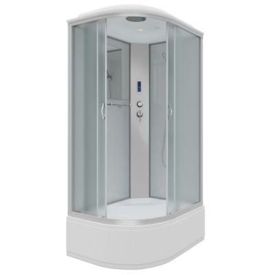 Душ.каб. NG-2310-14RP (1200х800х2150) высокий поддон(40см) стекломатовое