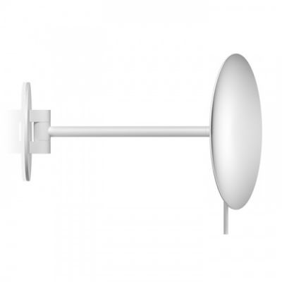Decor Walther Round SPT 72 Косметическое зеркало 22.4см, подвесное, увел. 5x, цвет: матовый белый 122850