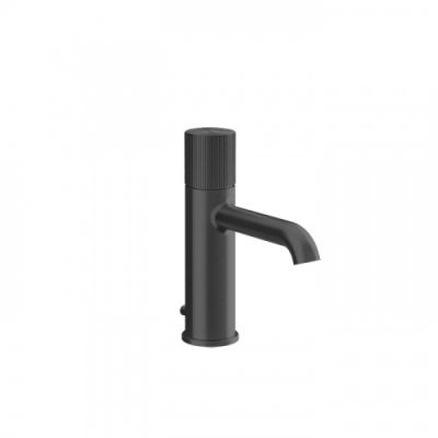 Gessi Habito Rigato Смеситель для раковины на 1 отв., с донным клапаном, цвет: Black Metal PVD 70501#706