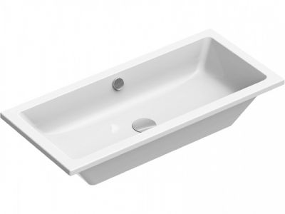 Раковина встраиваемая 80*37 см GSI Cube X 895411