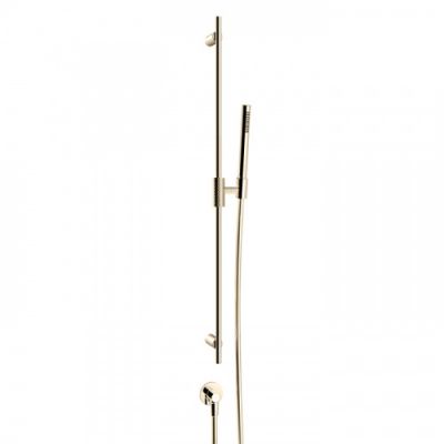 Gessi Anello Душевой гарнитур, душевая штанга, ручной душ, шланг 150см. и вывод воды, цвет: Finox Brushed Nickel 63482#149