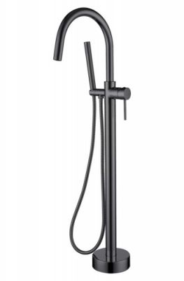 Смеситель для ванны напольный Boheme UNO. Shine Gun Metall 469-SGM