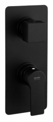Смеситель для душа на 3 потока Remer Energy EY93KBNO, черный матовый