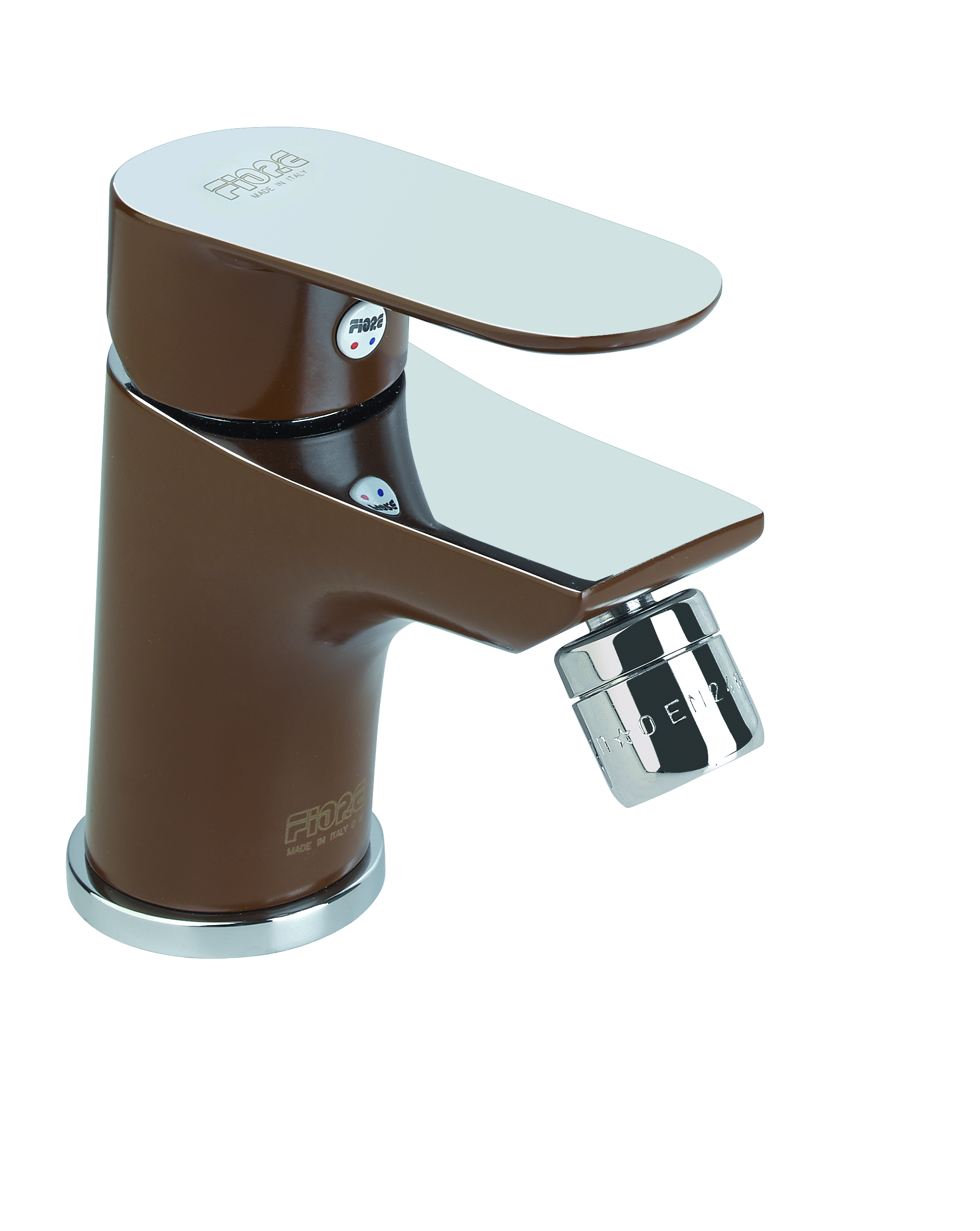 Смеситель для биде Fiore KEVON CHIC 81MX8130, хром/коричневый