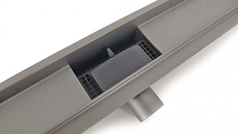 M-RAIN-80GM Желоб линейный ESBANO 800 мм, цвет оружейная сталь