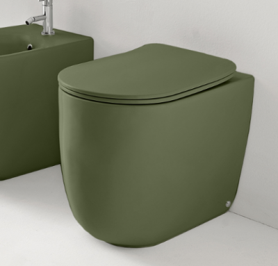 Kerasan Nolita унитаз напольный 531811 цвет Verde muschio