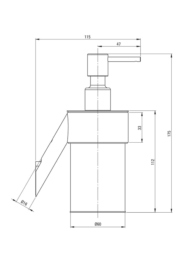 ADI_R421 DEANTE Дозатор для жидкого мыла SILIA, золото брашированное