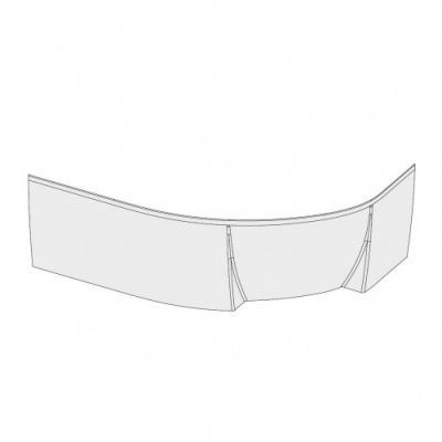 CZ47100000 Передняя панель для ванны Ravak Asymmetric P 160 + крепеж