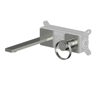 Смеситель для умывальника скрытого монтажа WHITECROSS XO1425NIB (брашированный никель)
