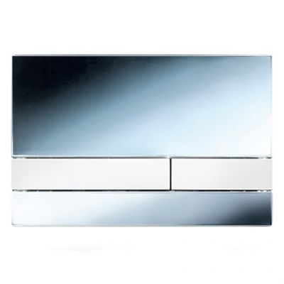 167-34003601-00 Jomo EXCLUSIVE 2.0 клавиша для смыва в комплекте с рамкой, глянцевый хром/белый