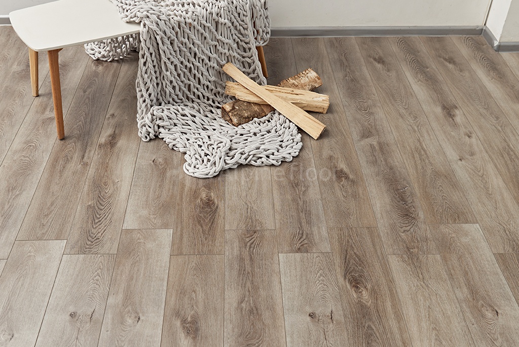 Кварц виниловая плитка 150x18 Premium XL Дуб Грей Дождливый ECO  7-4