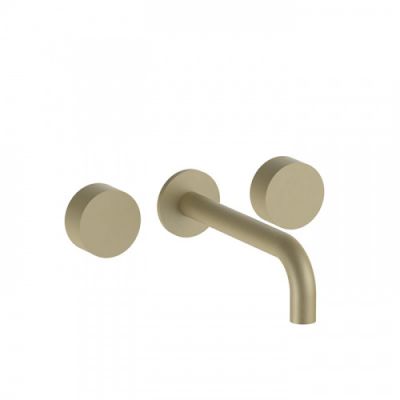 Fantini AF/21 Смеситель из стены для раковины (Наружная часть), цвет: Matt British Gold PVD 27 P6 A813B
