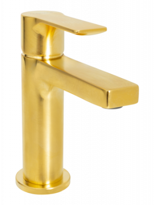 Смеситель для раковины Mariani KALI A22380KL12, золото брашированное
