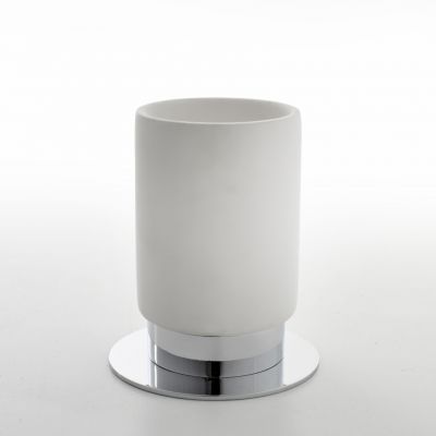 K/621/53/SSF Стакан Etrusca Dinamic, иск камень (цвет - хром)