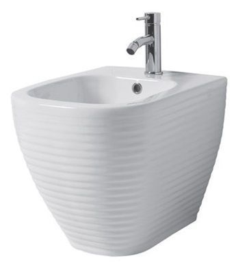 Disegno ceramica Loom, напольное биде, 52,5x37,3хh40,5 см, цвет черный матовый LO00600152