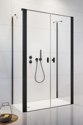 Душевой уголок 80x70 Radaway NES BLACK DWD+2S