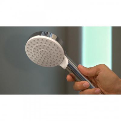 Hansgrohe Crometta 1jet Ручной душ 10см., с держателем, цвет: белый/хром 26331400