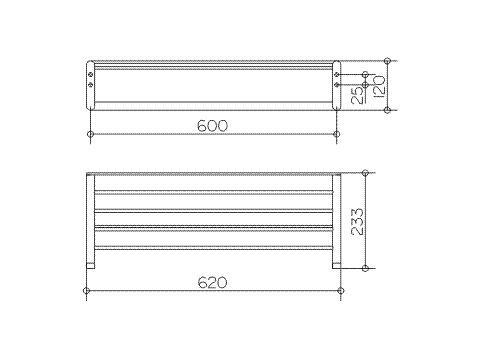 Полка для полотенец Keuco Elegance 11675010000