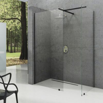 GW9WP0300Z1 Неподвижная стенка Ravak ST Walk-In Wall 1500 x 2000 черный + транспарент