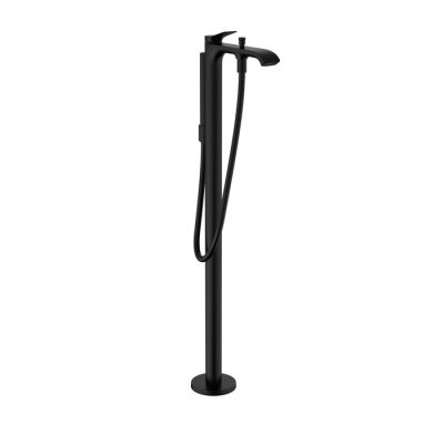75445670 Hansgrohe Vivenis Смеситель для ванны наполньный, с ручной лейкой, цвет: черный матовый