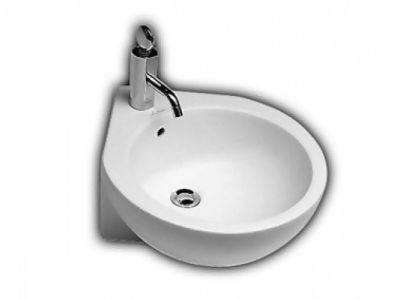 Y0H701 HATRIA YOU&ME Раковина угл.46 DX с 1 отв.