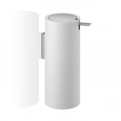 Decor Walther Stone WSP Дозатор для мыла, подвесной, цвет: белый / сталь матовая 972255