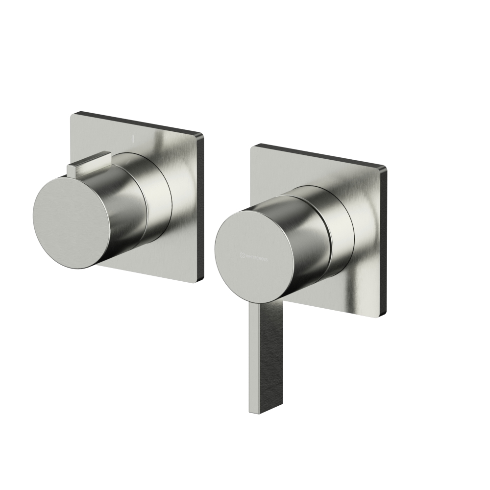 Внешняя часть смесителя для душа на 2 потребителя WHITECROSS XT1442NIB (брашированный никель)
