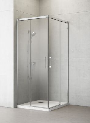 Душевая кабина 90x90 с двумя раздвижными дверями IDEA KDD