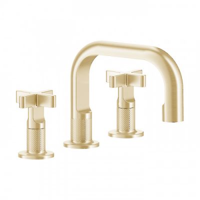 Gessi Inciso Смеситель для раковины на 3 отв., цвет: золото 58112#246