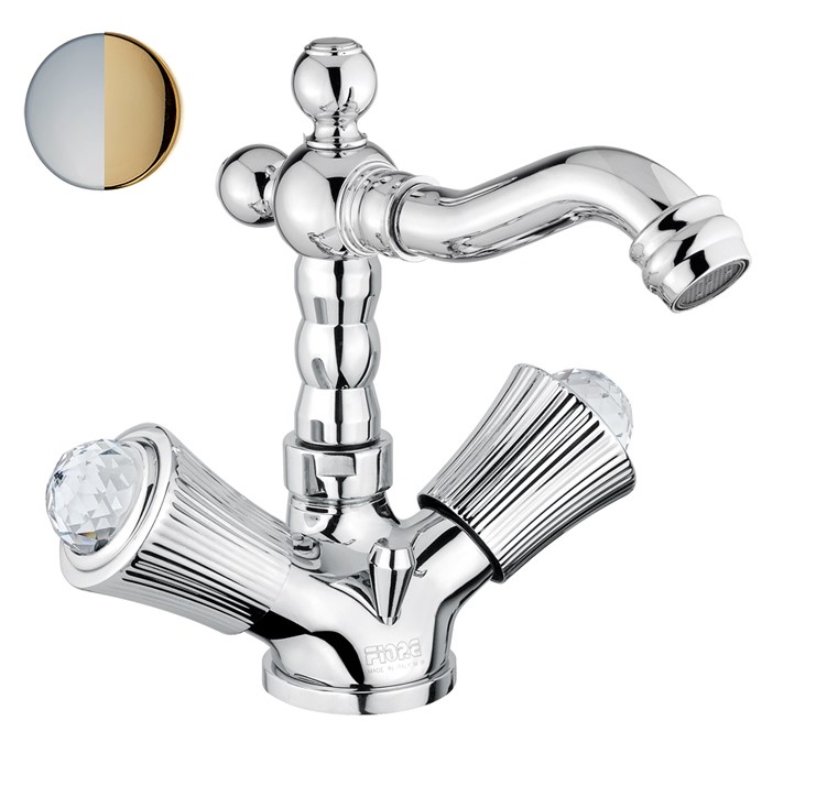 Смеситель для биде Fiore VENERE SKY (SWAROVSKI®) 13ZZ0635, хром/золото