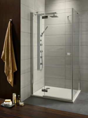 Душевой уголок 120x90 Radaway Almatea KDJ 32144-01-12NL матовая полоса