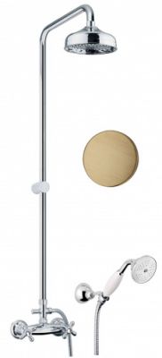 Душевая система Fiore MARGOT SKY (SWAROVSKI®) 01ZZ0620, бронза