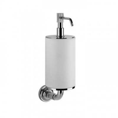 Gessi Venti20 Дозатор для жидкого мыла подвесной, цвет: белый, фурнитура хром 65413#031