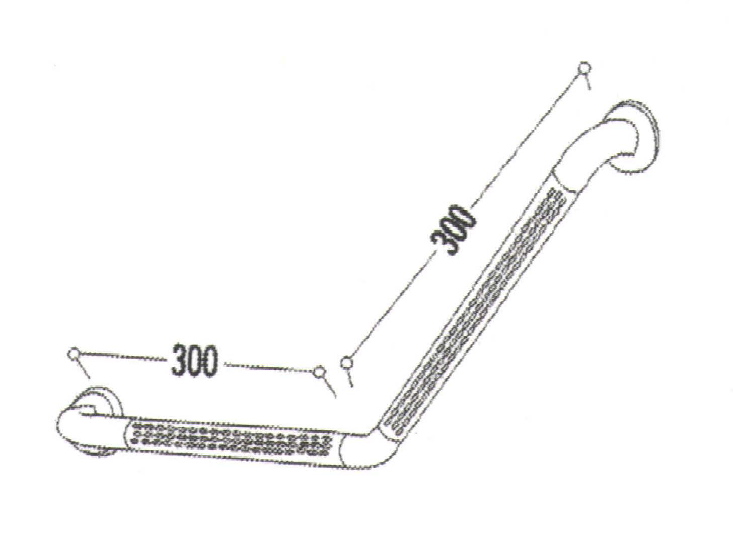 CREAVIT Поручень угловой TB310