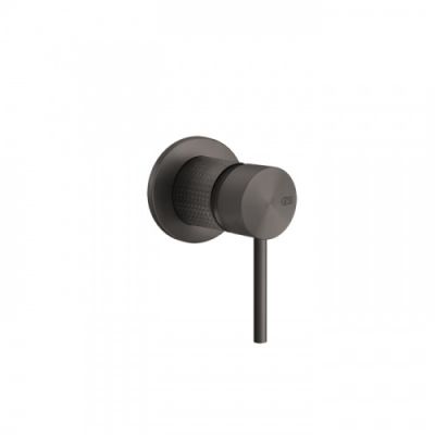 Gessi 316 Встраиваемый смеситель, на 1/2, на 1 источник, внешняя часть, цвет: brushed black metal pvd 54419#707