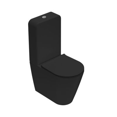FO003.AR GLOBO Forty3 Унитаз моноблок 58*36 см,  Nero opaco
