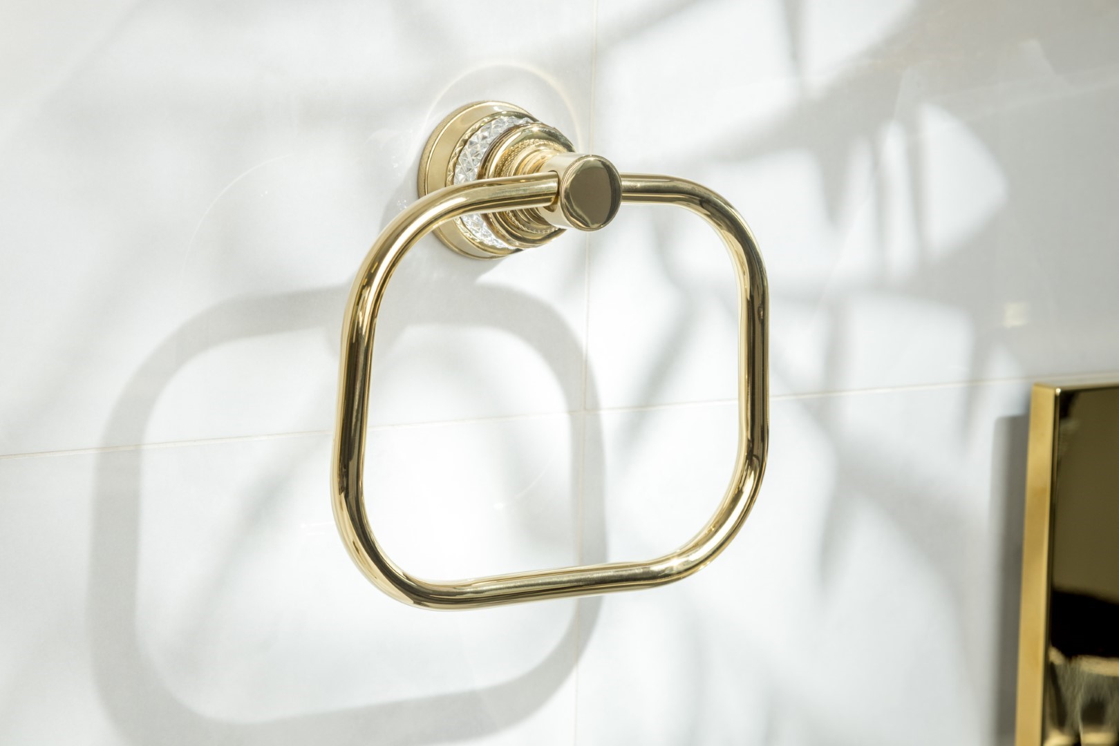 Полотенцедержатель кольцо AURA Gold 10245-G