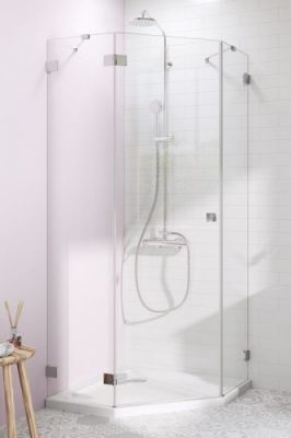 Пятиугольный душевой уголок 90X80 ESSENZA PRO PTJ